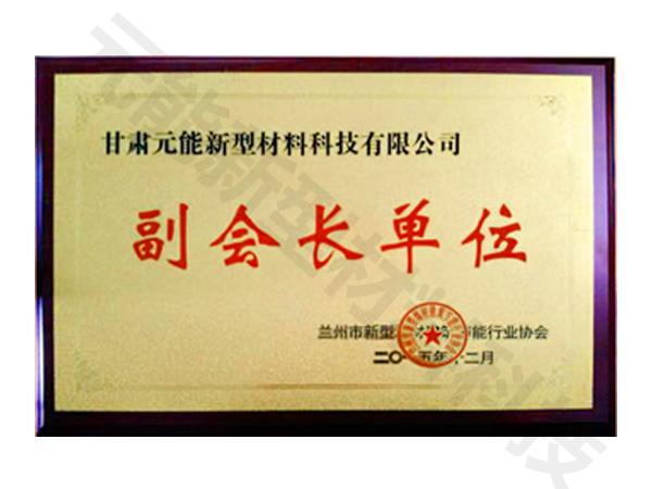 新型建筑材料副会长单位证书